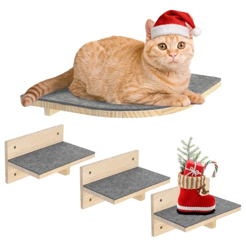 Pawtasy Kletterwand Katzen Katzentreppe Wand 4er-Set Katzen Kletterwand Set Stabiler Katzenwand Naturholz Katzenleiter Katzenwandparkour tragfähig bis 35 kg Pawtasy Kletterwand Katzen Katzentreppe Wand 4er-Set Katzen Kletterwand Set Stabiler Katzenwand Naturholz Katzenleiter Katzenwandparkour tragfähig bis 35 kg