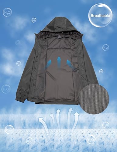 Little Donkey Andy Men’s Lightweight Breathable Windbreaker Golf Jacket UPF50+ Windproof Outdoor Running Coat4