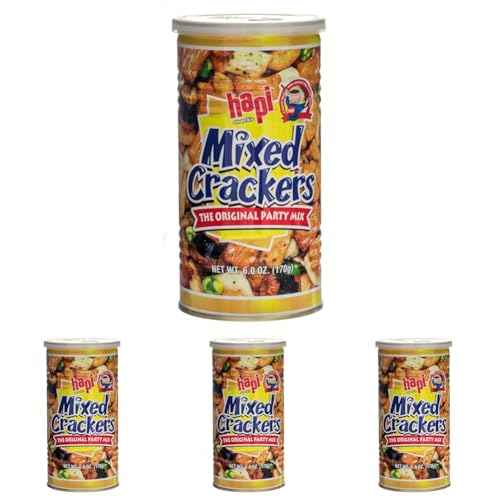 Hapi Snacks, Mixed Crackers, 6 Oz (Pack of 4)