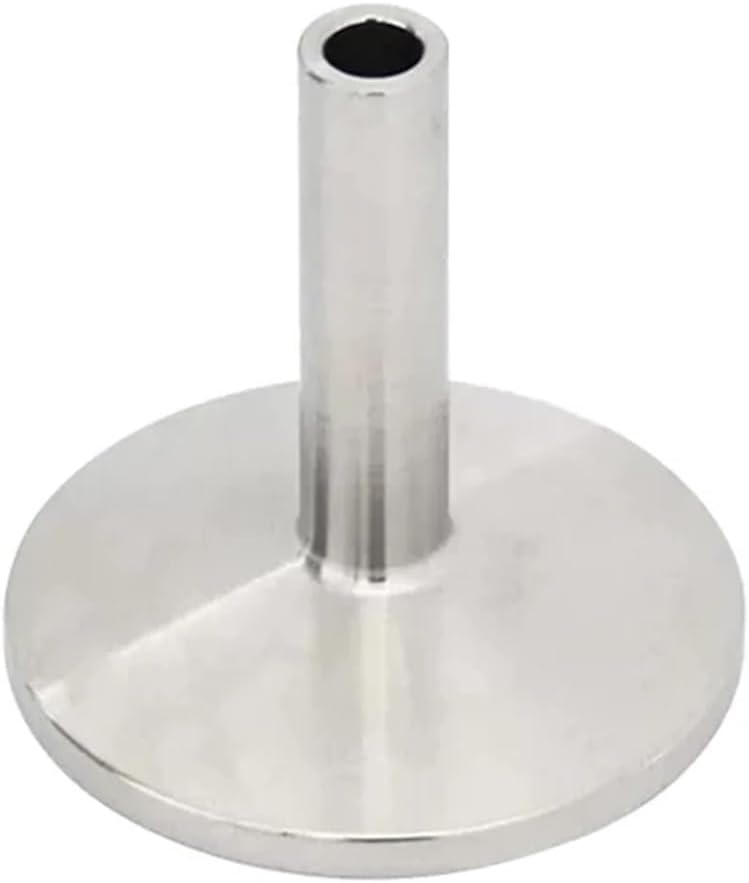 1PCS 1/8" 1/4" 3/8" 1/2" 6/8/10/12mm Tube Compression Union x KF16 KF25 KF40 KF50 Vacuum SUS304 Stainless Pipe Fitting(1/4")