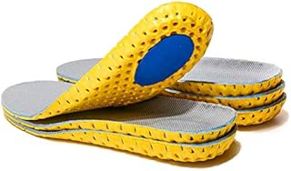 3 Pairs Elastic Shock Absorbing Shoe Insoles Breathable Honeycomb Sneaker Inserts Sports Shoe