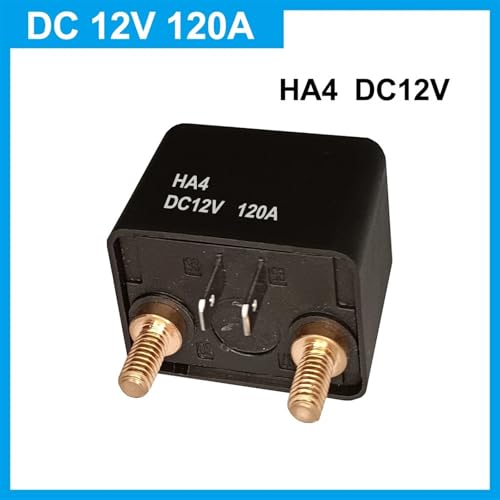 Relais de contrôle de puissance 200A DC12V robuste en alliage isolant