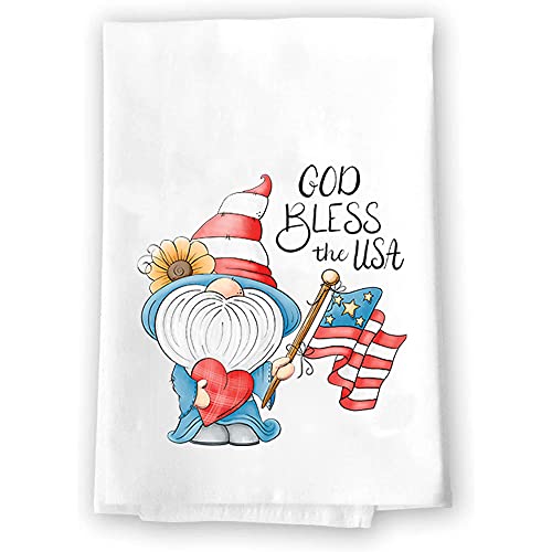 Memorial Day 4th of July Summer Home Decor Decorative Kitchen and Bath Hand Towels | American Flag | Spring Fall Accents | Red White and Blue Towel Home Holiday USA Decorations