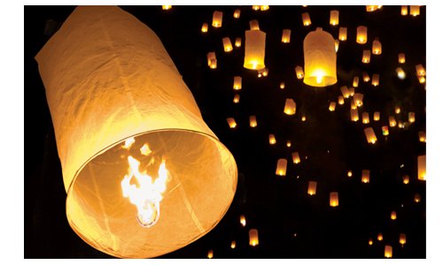 Make A Wish Sky Lanterns (10 Pieces with 2 Extra)