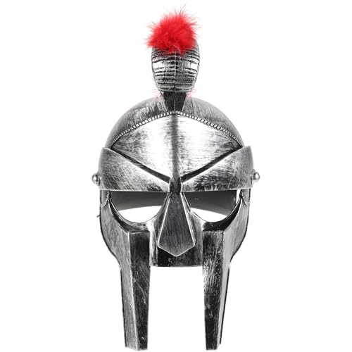 Casque romain argenté en plastique BESPORTBLE pour déguisement antique