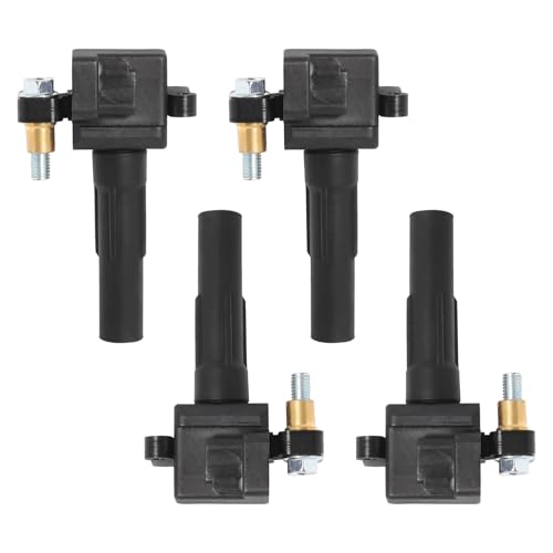 ENA Set of 4 Ignition Coil Pack Compatible with Subaru 2002 2003 2004 2005 Impreza WRX 2.0L H4 Replacement for EJ205 C1401 UF480