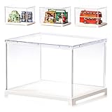 Rolife Vitrina de Acrílico DF04L - Vitrina Antipolvo con Puerta & Puerto de Cable, Pop Figuras & Coleccionables