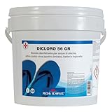 Piscina Semplice Dicloro Granulare 56 – Cloro Rapido per Trattamento Acqua Piscina, Ideale per Mantenere l’Acqua Limpida e Pulita, Formato 5 kg