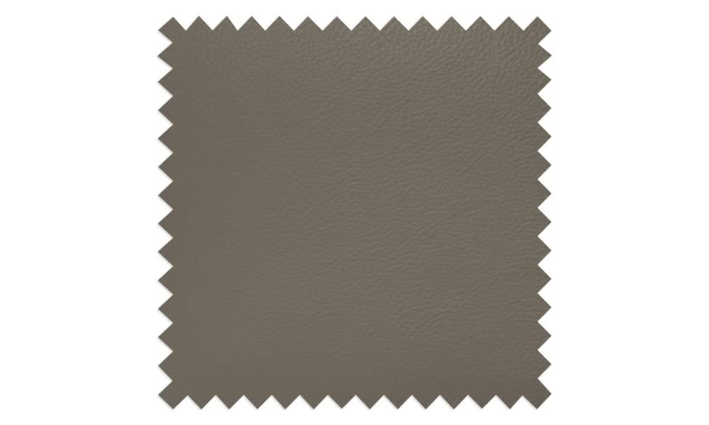 Canapé d'angle en Cuir Italien de Luxe 5/6 Places avec Relax électrique et Coffre, Lincoln, Taupe, Angle Droit