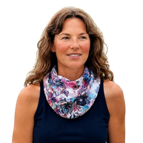 Image of BANDI UPF 50+ Sun Protective Wrap - Reversible Neck Gaiter, Lightweight Scarf with UV Protection for Travel, Made in USA