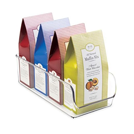 Organizador De Plastico P/despensa - 14 Cm Largura Interdesign Transparente