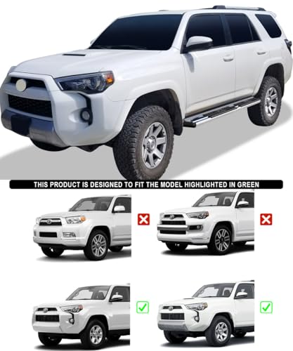 Estribos estilo OE cromados para Toyota 4Runner 2014-2024 miniatura 2