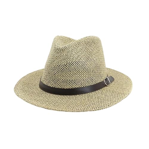 Chapeau fedora en paille pour homme et femme chapeau jazz panama d'été