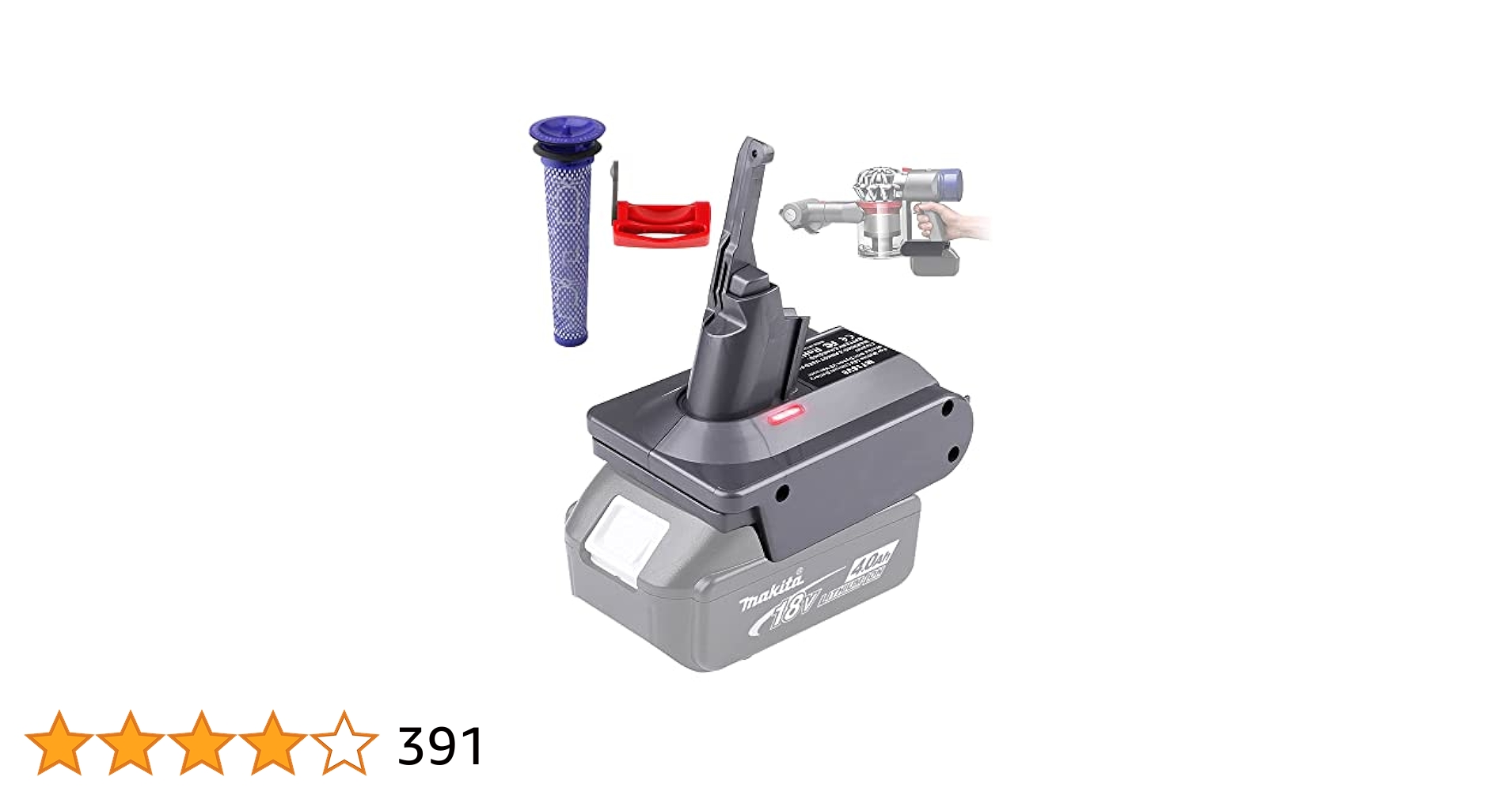 dyson ダイソン V8 sv10 コードレス掃除機マキタバッテリーアダプター マキタ Dyson V10バッテリー変換アダプター ダイソン掃除機で