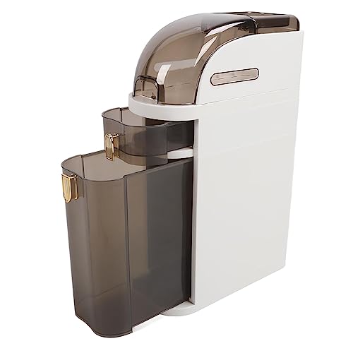 Armario de baño de 3 niveles con revestimiento antioxidante, torre de almacenamiento delgada con cajones transparentes impermeables y ruedas, ideal para cocina pequeña, lavandería, sala de estar