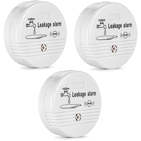 Water Leak Detector, TOWODE Water Level Sensor Leak Detector Water Leakage Alarm Detector with 90 dB for Bathroom, Kitchen, Laundry Room Cover