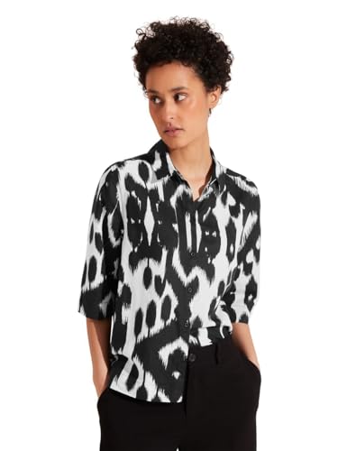 T-shirt imprimé Street One noir en taille 42 pour le look office chic
