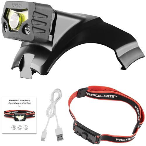 HEARMOR LED Protective Helmet ABS Construction Helmet Construction Worker Helmet Forestry Helmet Adult Construction Site Helmet Certification EN397 and EN12492 Shock Absorption Penetration Resistance