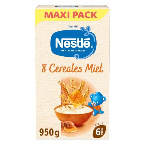 Nestlé Papilla 8 Cereales con Miel, 950 g