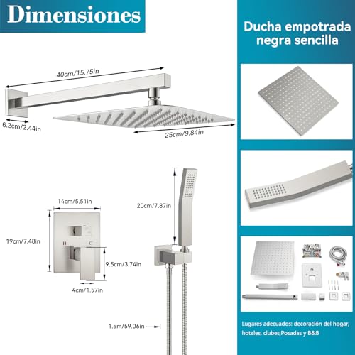 Monomandos para regadera 3 Imagen adicional