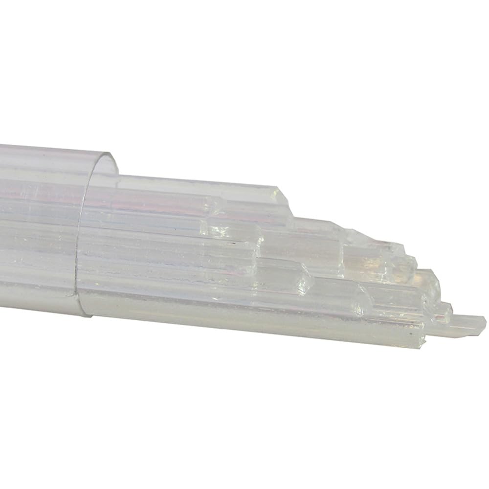 Oceanside Glass Noodles Crystal Opal 96coe 5oz.Tube