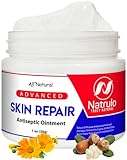 Natrulo Skin Healing Cream | Natural All Purpose Antibacterial Antiseptic Ointment for Eczema, Itch Relief, Bites, Burns, Diaper Rash, Ringworm, Wound Care | Antifungal Repair Rescue Skincare Salve