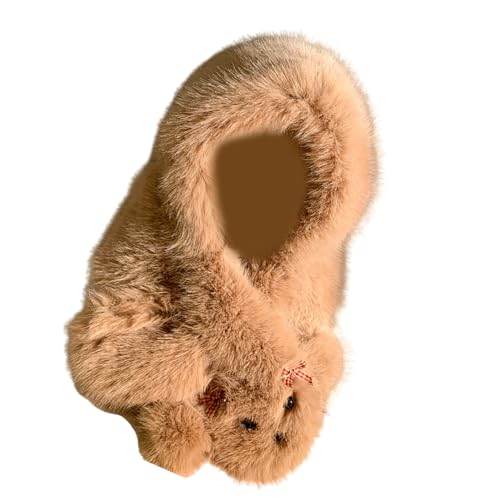 柔らかい豪華な犬の帽子スカーフのぬいぐるみ濃厚な寒い天気寒い天気のための快適なファッショナブルな犬の帽子