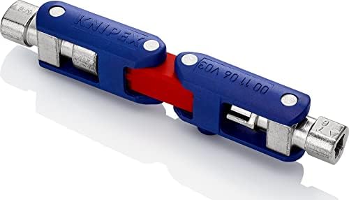 Knipex Control Cabinet Key "DoubleJoint" 62 mm (self-service card/blister) 00 11 06 V03