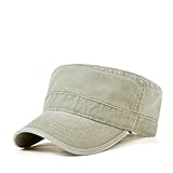 ytnkiv grande cappello piatto xxl unisex oversize berretto da baseball grande cappello testa cappello caldo piatto cappello plus 59-62 cm, cachi, taglia unica