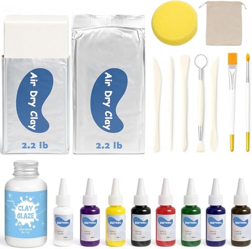 EIGTWEN 20pcs Air Dry Clay...