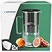 Wessper Wasserkaraffe, Wasser Filterkanne Inklusive 2 X Kannenfilter, Kompatibel Mit Brita Maxtra, Brita Maxtra +, Großes Fassungsvermögen 2,5l, Schwarz, Set Kanne + 2 Patronen