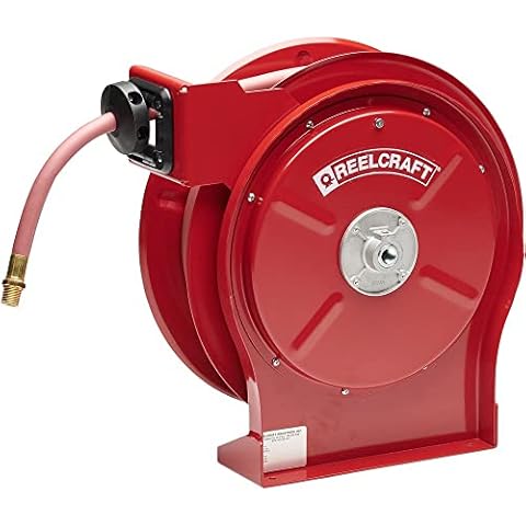 Reelcraft A5850 OLP 1/2-Inch by 50-Feet Spring Driven Hose Reel for Air/Water Cover