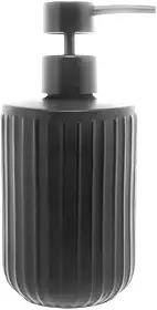 LYOR - Porta Sabonete Líquido de Cerâmica Granilite Clean Preto 430ml