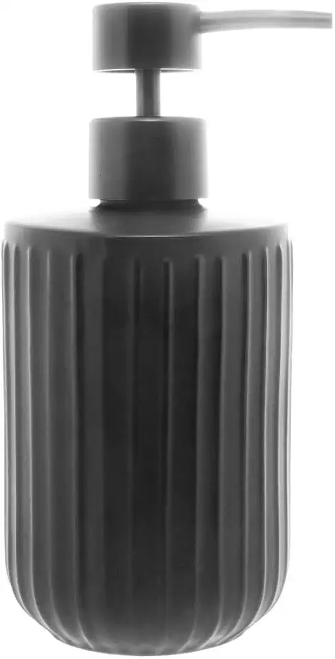 LYOR - Porta Sabonete Líquido de Cerâmica Granilite Clean Preto 430ml