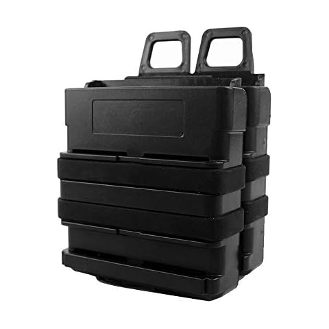 JDSMT Tactical 7.62 Fast Mag ABS Magazine Pouch Bag Molle System (Black) Cover