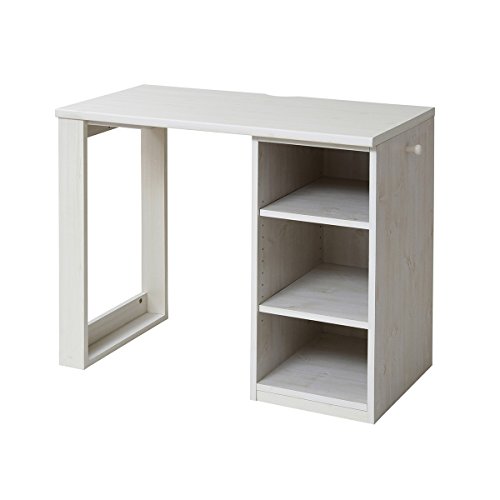 JKプラン wit'sシリーズ コンパクト デスク ラック セット 買い足し 可能 机 収納ラック付き 大人の勉強机 木製 省スペース 幅90 FWD-0001-WH JKプラン wit'sシリーズ コンパクト デスク ラック セット 買い足し 可能 机 収納ラック付き 大人の勉強机 木製 省スペース 幅90 FWD-0001-WH