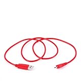Voll kompatibles USB Datenkabel in individuellem rot.