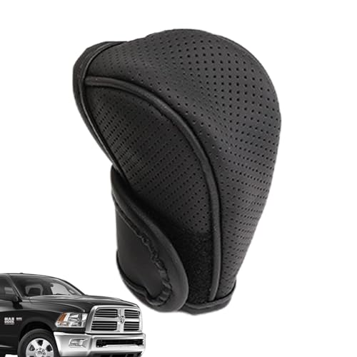 Auto-Schalthebelabdeckung, universelle automatische Schalthebelabdeckung aus PU-Leder, rutschfeste Auto-Schalthebel-Schutz-Dekoration, Schaltknauf-Abdeckung, Auto-Innendekorationszubehör, Innenausstat