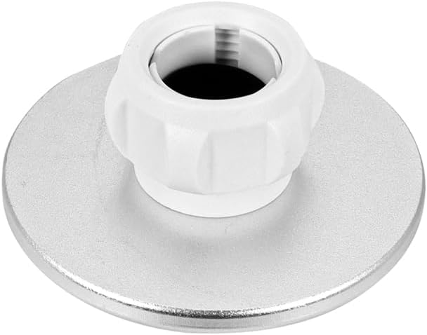 Aluminum Alloy Magnetic Mount Magnetic Base with 17mm Ball Head Hole Compatible with iPhone 14 13 12 for Magsafe Socket Mobile Phone Bracket Magnet Holder (Silver)