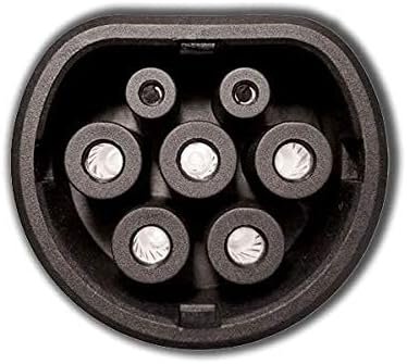 Close-up of Type 2 female connector