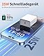 25W Schnellladegerät und Ladekabel für iPhone 14/14 Plus/14 Pro/14 Pro Max/13 12 11 SE, 4-Pack USB C Ladegerät 2M Schnellladekabel Stecker Netzteil Power Adapter Ladestecker Netzstecker
