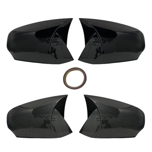 Coques de rétroviseur noir brillant style urbain Fluence