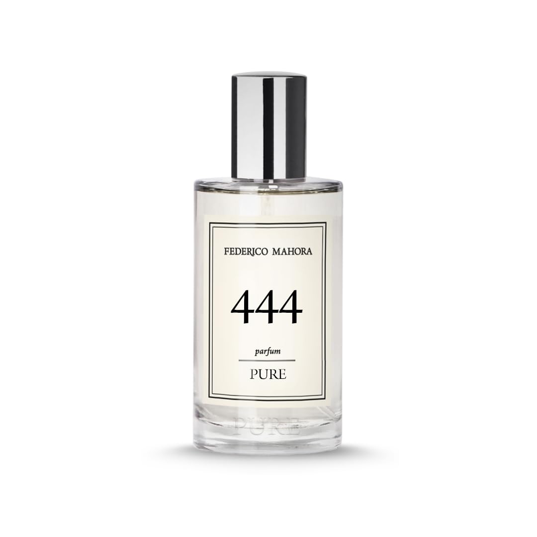 Pure 444 Profumo da Donna 50 ml | Bergamotto, Pera e Arancia Dolce | Rosa, Iris e Ylang-Ylang | Vaniglia, Caffè e Patchouli | Intenso Floreale Orientale 20%