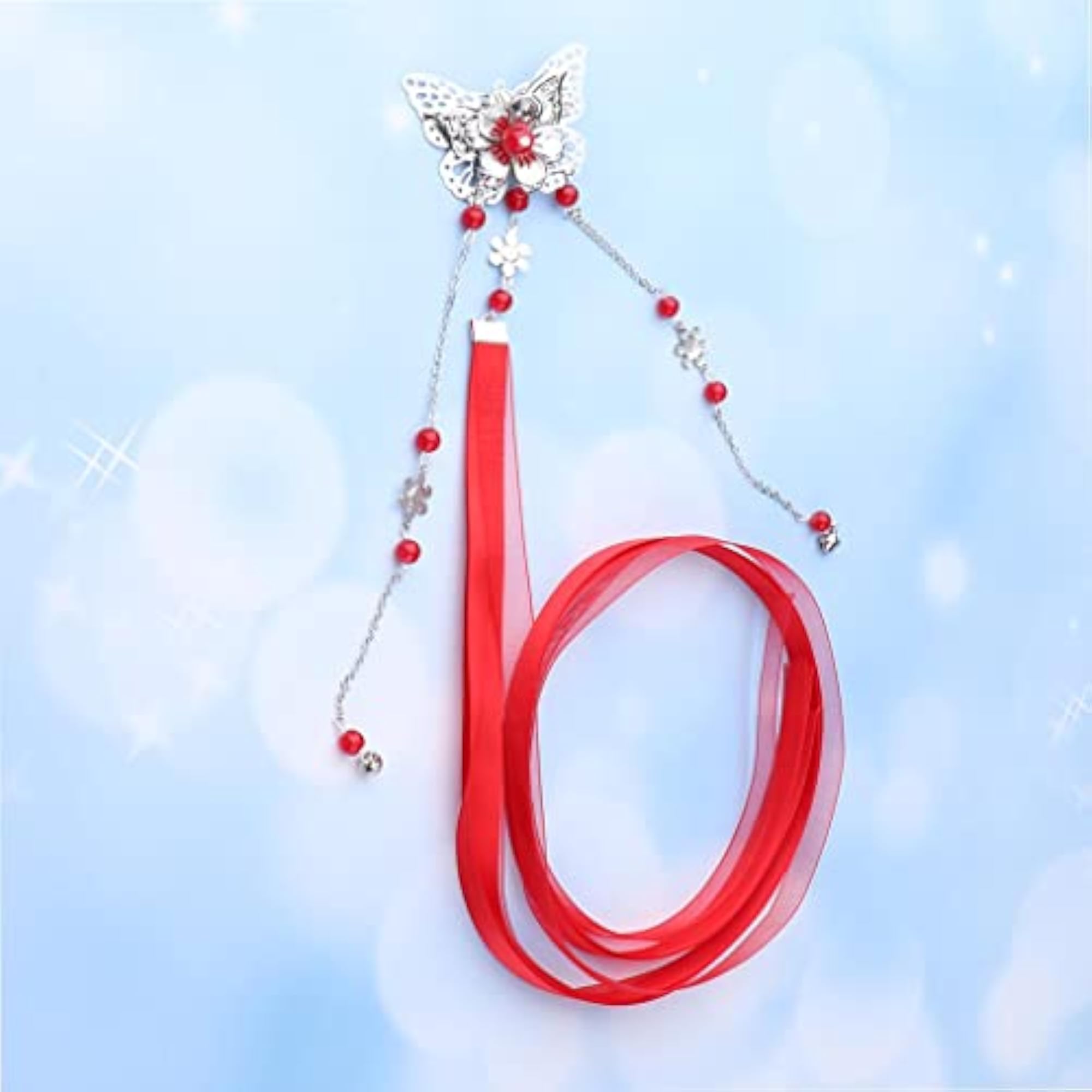 Vintage Fringed Streamers Chinese Hair Clip Headdress