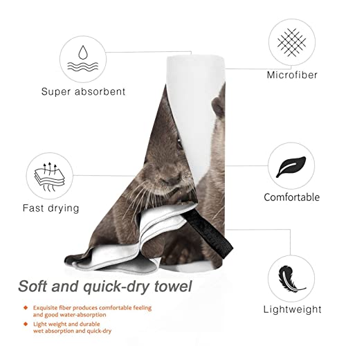 Serviette de plage en microfibre drap de bain compact 80 x 160 cm