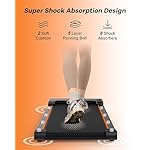 Walking Pad Under Desk Treadmill, 2.5HP Quiet Brushless Small Treadmill for Home and Office, Compact Portable Walking pad with Remote & App Control for Walking and Jogging - Image 4