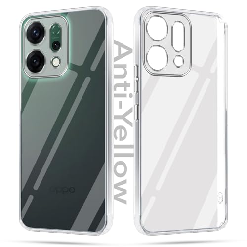 Image of Jkobi Lifetime Anti-Yellow Clear Back Cover Case for Oppo Reno14 5G | Oppo Reno 14 5G (Sleek Hard Crystal | Shockproof and Camera Protection)