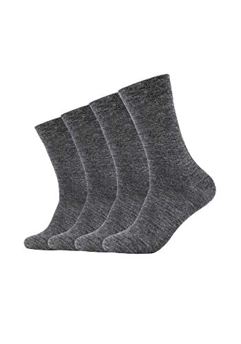 Camano 3242000 Chaussettes, Gris (Light Grey 0003), 39/42 (Lot de 4) Homme Cover
