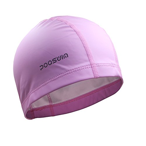 Lycra Swim Cap With PU Coat (Pink)
