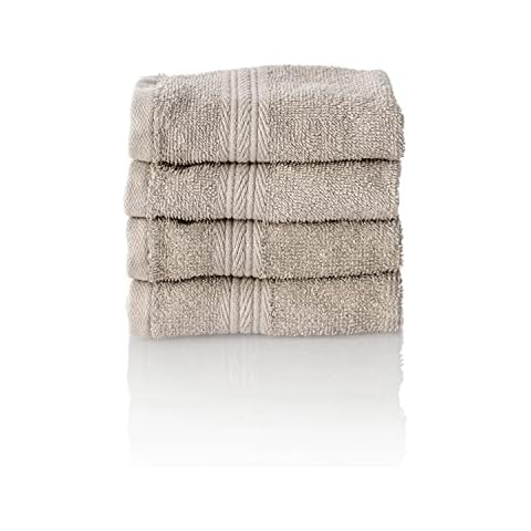 ALCLEAR Platinum Grey Terry Hand Towels Set Cover